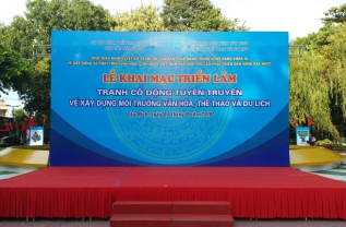 LỄ KHAI MẠC TRANH CỔ ĐỘNG