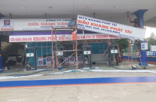 Cửa hàng xăng dầu khang phát tài