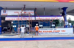 Cửa hàng xăng dầu khang phát tài