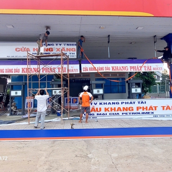 Cửa hàng xăng dầu khang phát tài