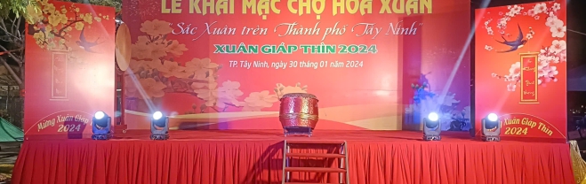 Lễ khai mạc chợ hoa xuân 2024