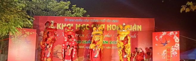 Lễ khai mạc chợ hoa xuân 2024